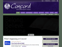 Tablet Screenshot of celebrateconcord.com